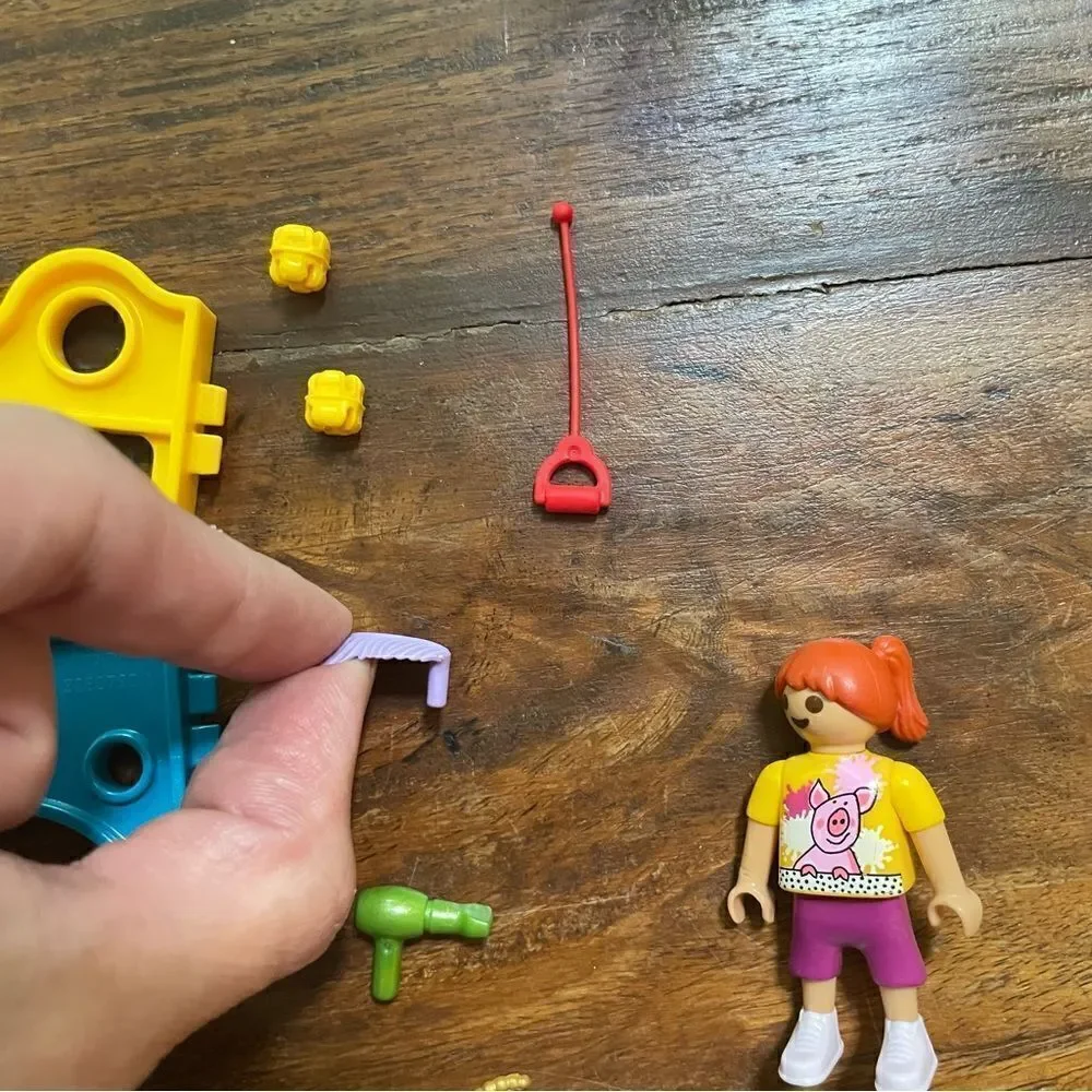 Lot of Random Playmobil Items with Figurine